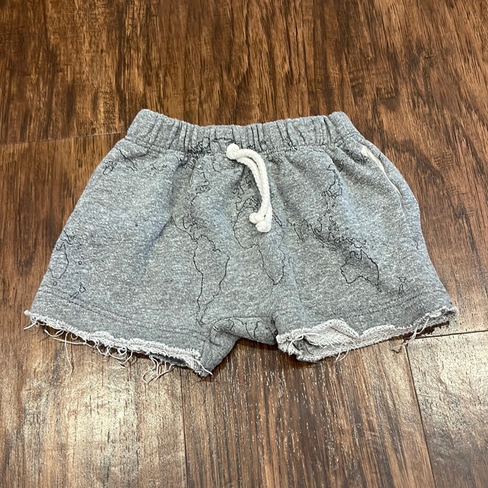 Childhoods clothing - maps on Heather grey